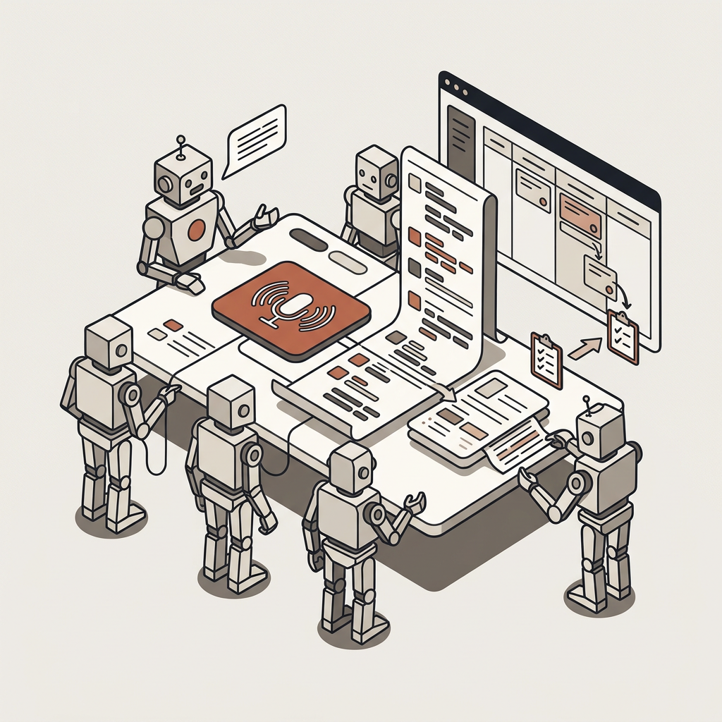 Meeting transcription with AI — MosenAI
