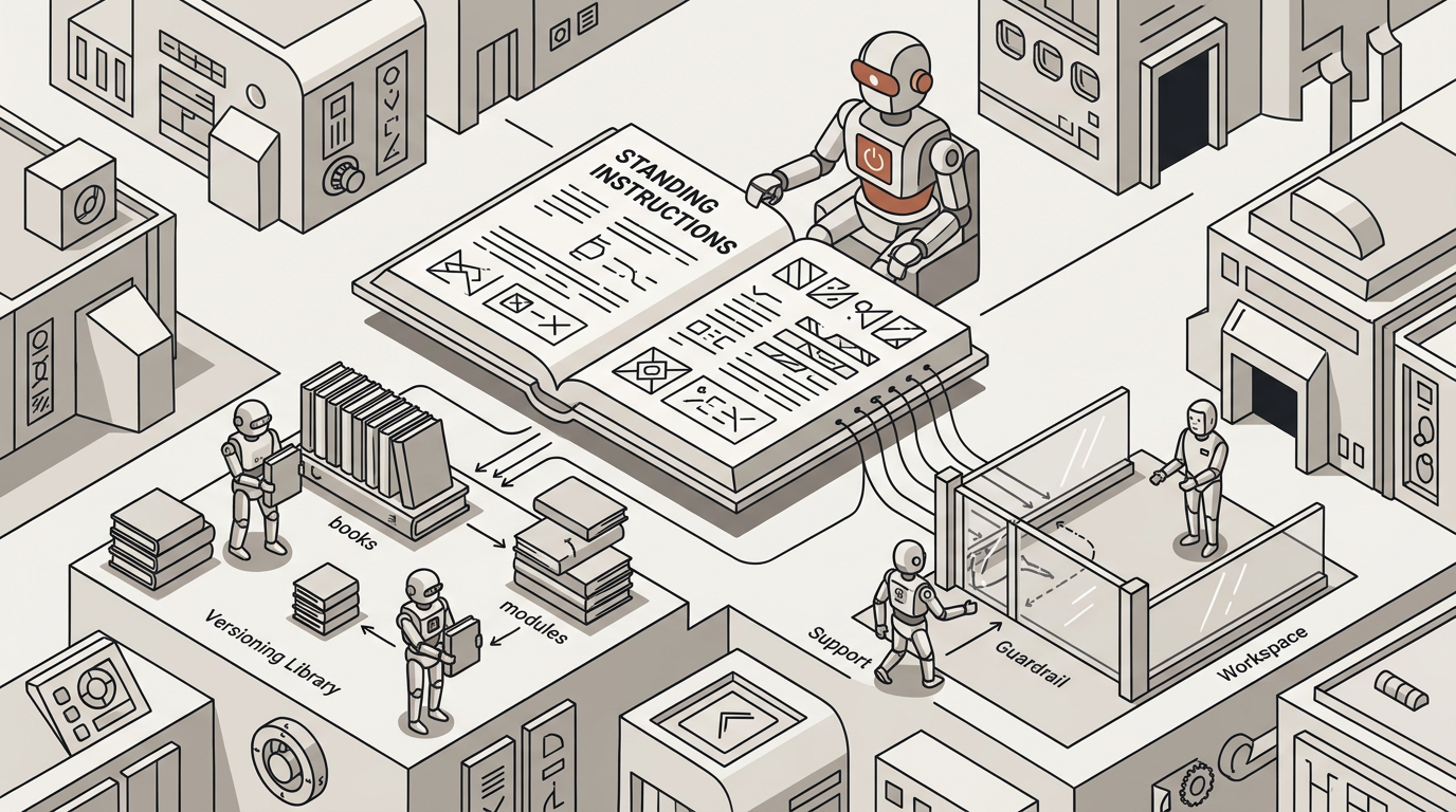 AI agent platform administration: roles, standing instructions, billing — MosenAI